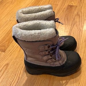 Sorel caribou light tan boots size 7